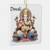 Diwali Ganesha Keramisch Ornament (Rechts)