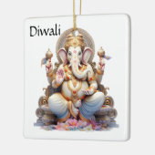 Diwali Ganesha Keramisch Ornament (Links)