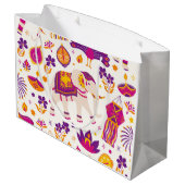 Diwali Gift Bag Groot Cadeauzakje (Achterkant Gekanteld)