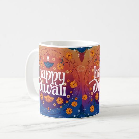 Diwali Gift Idee Koffiemok (Voorkant links)