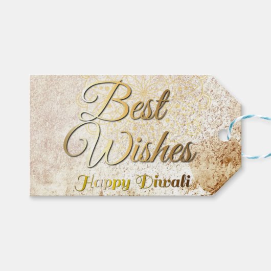 Diwali Gift Label Cadeaulabel (Voorkant (Horizontaal))
