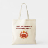 Diwali Glow - feestelijke boodschappentas Tote Bag (Achterkant)