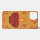 Diwali Glow - Festive phone case iPhone Hoesje (Achterkant horizontaal)