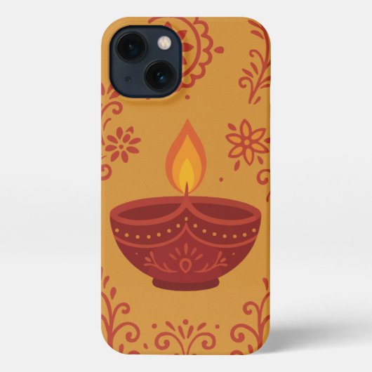 Diwali Glow - Festive phone case iPhone Hoesje (Achterkant)