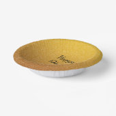 Diwali Gold Glitter Glam Diya Lamp Flame Papieren Kommen (Gebogen)