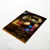 Diwali Greeting Folie Feestdagenkaart (Gedraaid)