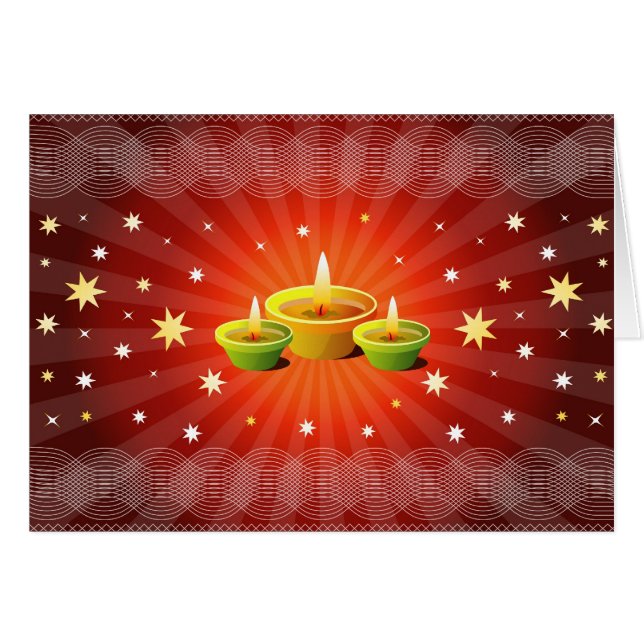 Diwali Greetings (Voorkant Horizontaal)