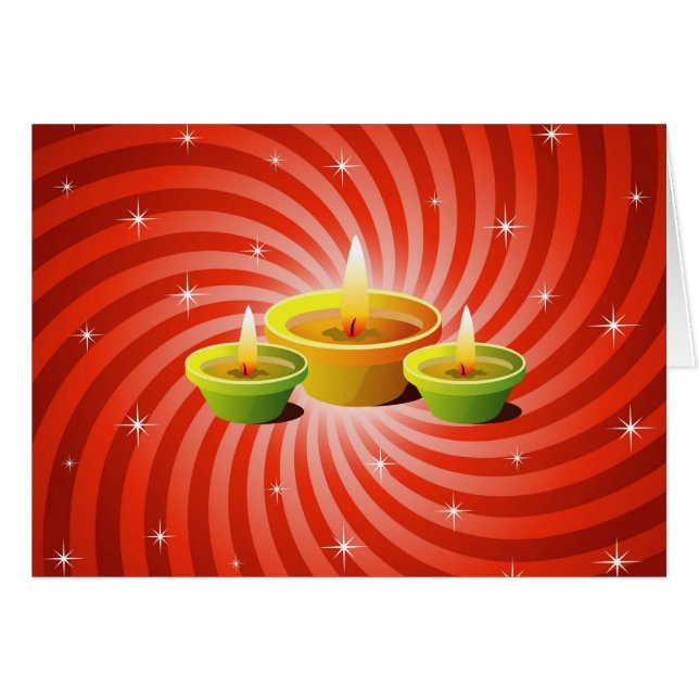 Diwali Greetings (Voorkant Horizontaal)