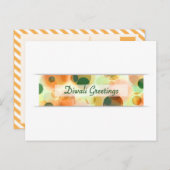 diwali greetings ( bokeh ) briefkaart (Voorkant / Achterkant)
