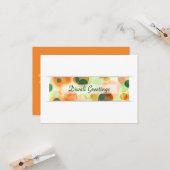 diwali greetings ( bokeh ) kaart (Voorkant / Achterkant in situ)