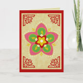 diwali greetings rangoli kaart (Voorkant)