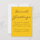 diwali greetings ( scrapbook ) kaart (Achterkant)