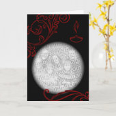 diwali groet : florelegantie kaart (Gele Bloem)