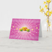 Diwali-groet Kaart (Gele Bloem)