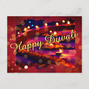 Diwali groet van het seizoen feestdagenkaart