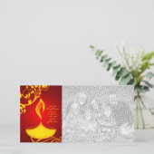 diwali - groeten : elegant licht (Staand voorkant)