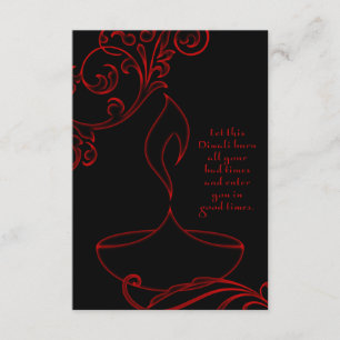 diwali-groeten (elegant light) kaart