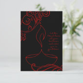 diwali-groeten (elegant light) kaart (Staand voorkant)