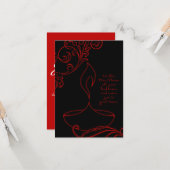 diwali-groeten (elegant light) kaart (Voorkant / Achterkant in situ)