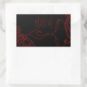 diwali-groeten (elegant light) rechthoekige sticker (Tas)