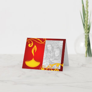 diwali groetings fotokaart : mooi licht kaart