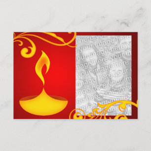 diwali groetings fotokaart : mooi licht kaart