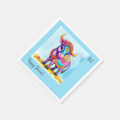 Diwali Heilige Koeien in vermomming kunst Servet (Hoek)