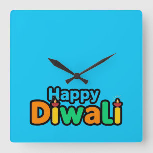 Diwali – Het Kleurrijke Festival van Licht en Vreu Vierkante Klok