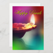 Diwali Holiday Card Feestdagenkaart (Voorkant / Achterkant)