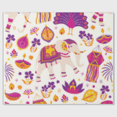 Diwali inpakpapier (Vlak)