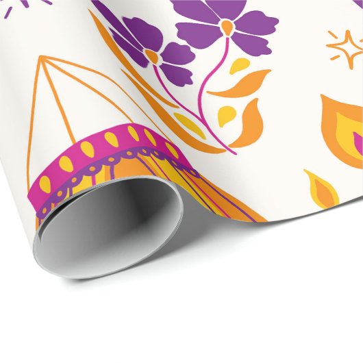 Diwali inpakpapier (Rol Hoek)