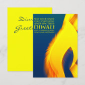 diwali inspirerend binnenlichtstraal (Voorkant / Achterkant)