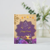 Diwali Invitation Kaart (Staand voorkant)