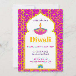 Diwali Invitation Party Kaart