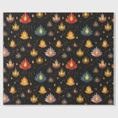 Diwali-kaarsen Cadeaupapier (Vlak)