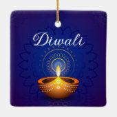 Diwali Keramisch Ornament (Achterkant)
