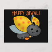 Diwali Ladybug met Deepa Briefkaart (Voorkant)