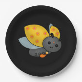 Diwali Ladybug met Deepa Papieren Bordje (Voorkant)