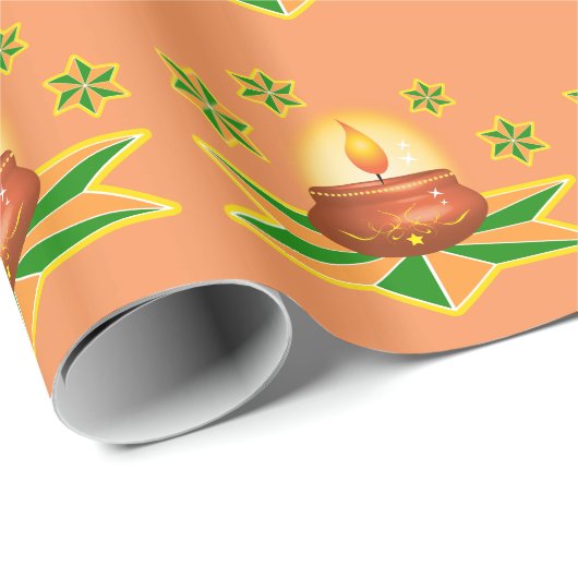 Diwali Lantern Cadeaupapier (Rol Hoek)