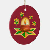 Diwali Lantern Keramisch Ornament (Rechts)