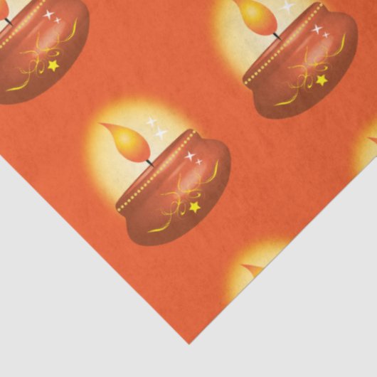 Diwali Lantern Tissuepapier (Detail)