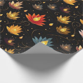 Diwali lichtfestival cadeaupapier (Hoek)