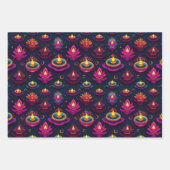 Diwali lichtfestival inpakpapier vel (Voorkant)
