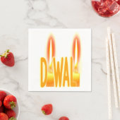 Diwali Lights Candles Candlelight Typography Cute Servet (Insitu)