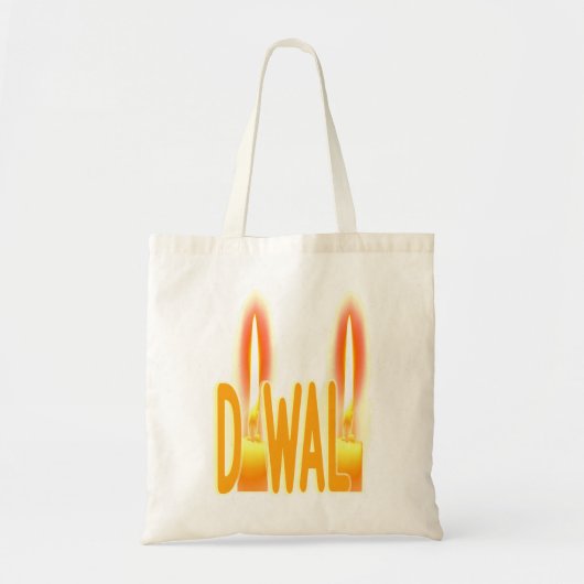 Diwali Lights Funny Candlelight Typography Tote Bag (Voorkant)
