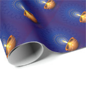 Diwali met Diya Cadeaupapier (Rol Hoek)