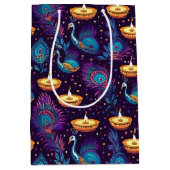 Diwali Midnight Serenity Medium Cadeauzakje (Voorkant)