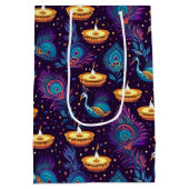 Diwali Midnight Serenity Medium Cadeauzakje (Achterkant)