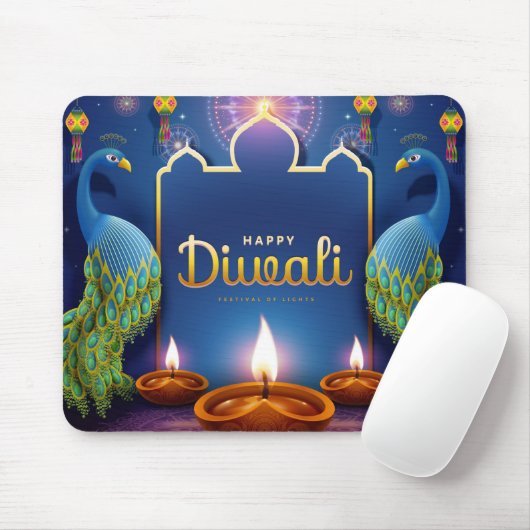 Diwali-muispad Muismat (Met muis)