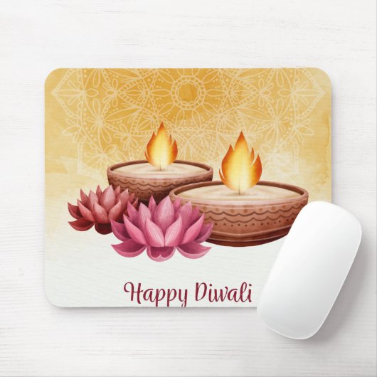 Diwali-muispad Muismat (Met muis)